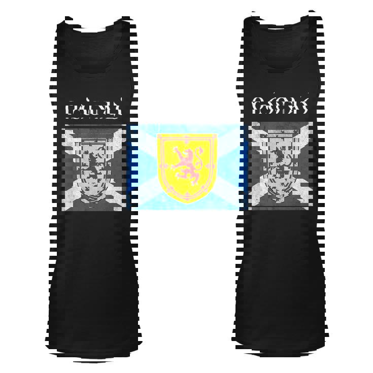 Mcdonald Clan Scottish Name Scotland Flag Unisex Tank Top