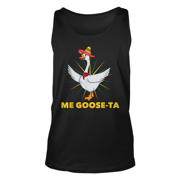 Me Goose-Ta Funny Mexican Spanish Goose Language Pun Gift  Unisex Tank Top