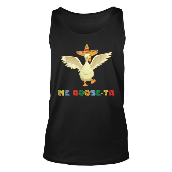 Me Goose-Ta Me Gusta Funny Mexican Spanish Goose  Unisex Tank Top