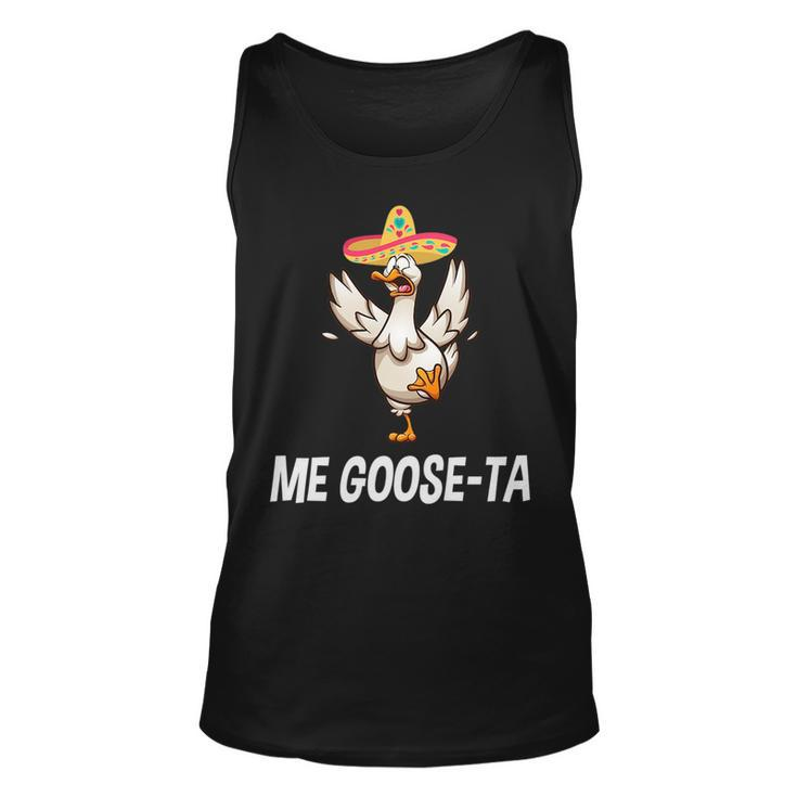 Me Goose Ta Mexican Funny Spanish Goose Puns   Unisex Tank Top