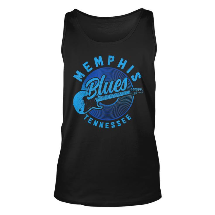 Memphis Tennessee Tn Pride Guitar Blues Music Vintage  Unisex Tank Top