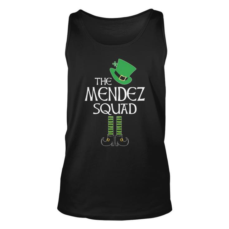 Mendez Name Gift The Mendez Squad Leprechaun Unisex Tank Top