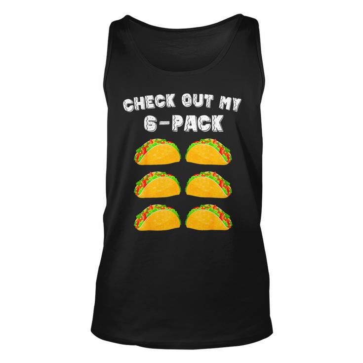 Mens Fitness Taco Funny Mexican 6Pack Gymer For Taco Lovers Unisex Tank Top