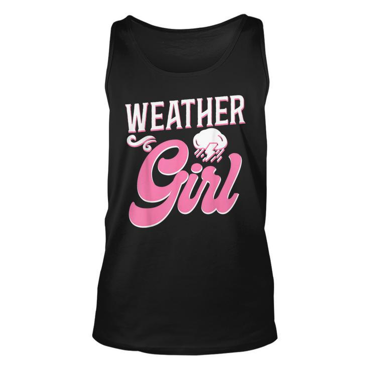 Meteorologist Weather Forecast Meteorology Girl Weather Girl  Unisex Tank Top