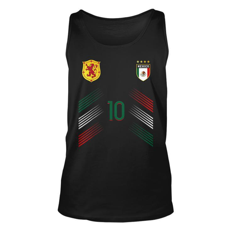 Mexico Soccer Fans Jersey Mexican Flag Football Lovers  Unisex Tank Top