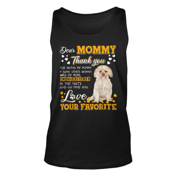 Morkie Dear Mommy Thank You For Being My Mommy Unisex Tank Top