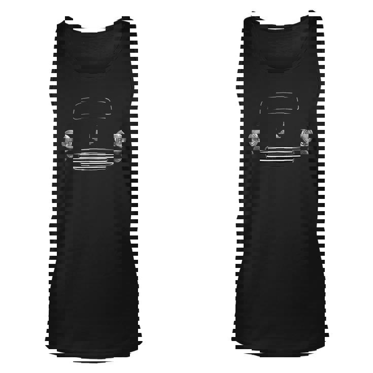 Morris Minor British Classic Car Minimalist Graphic Morris Tank Top