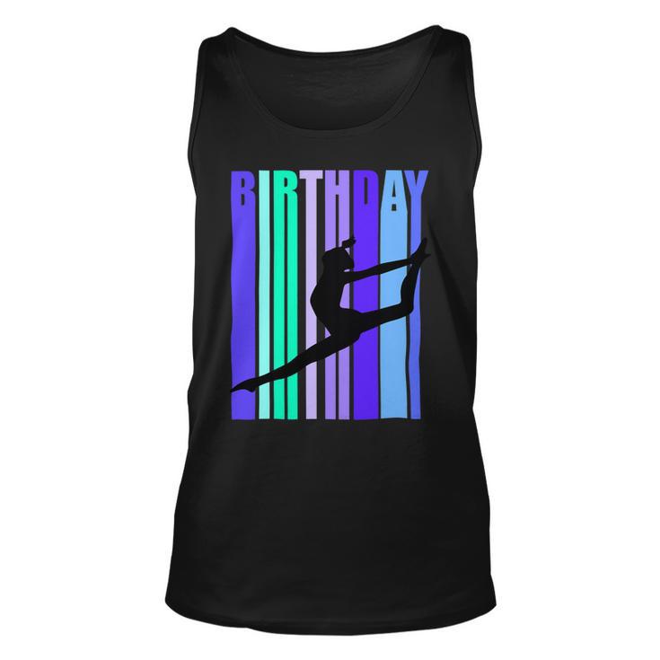 Motivational Girls Gymnastics Birthday Gymnast Coach Train Unisex Tank Top