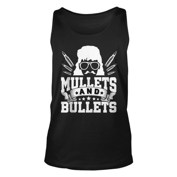 Mullet & Bullets - Funny Redneck Mullet  Unisex Tank Top