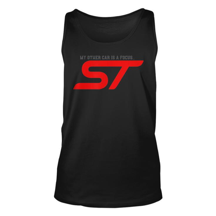 My Other Car Is A Focus St Funny Car Design Unisex Tank Top