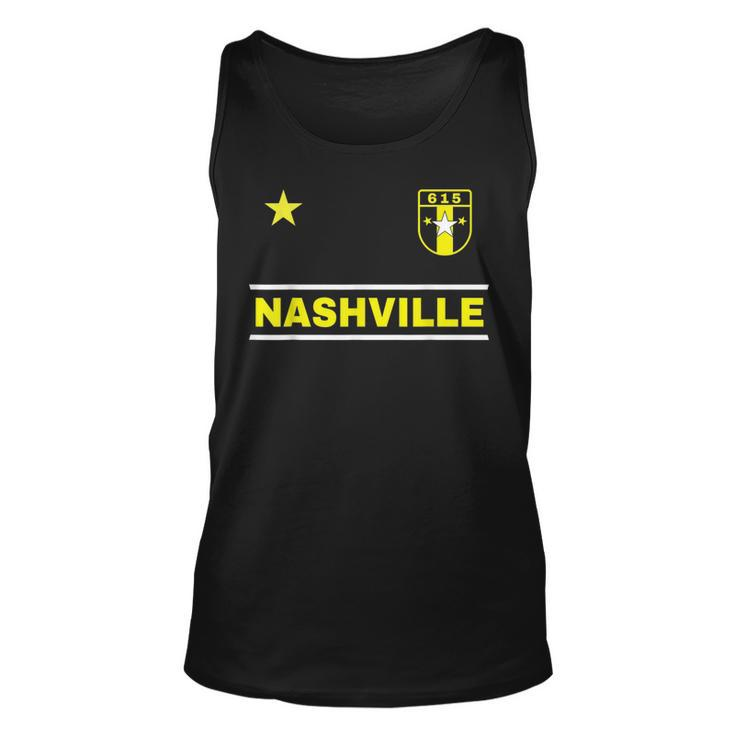 Nashville Tennessee 615 Star Designer Badge Edition  Unisex Tank Top