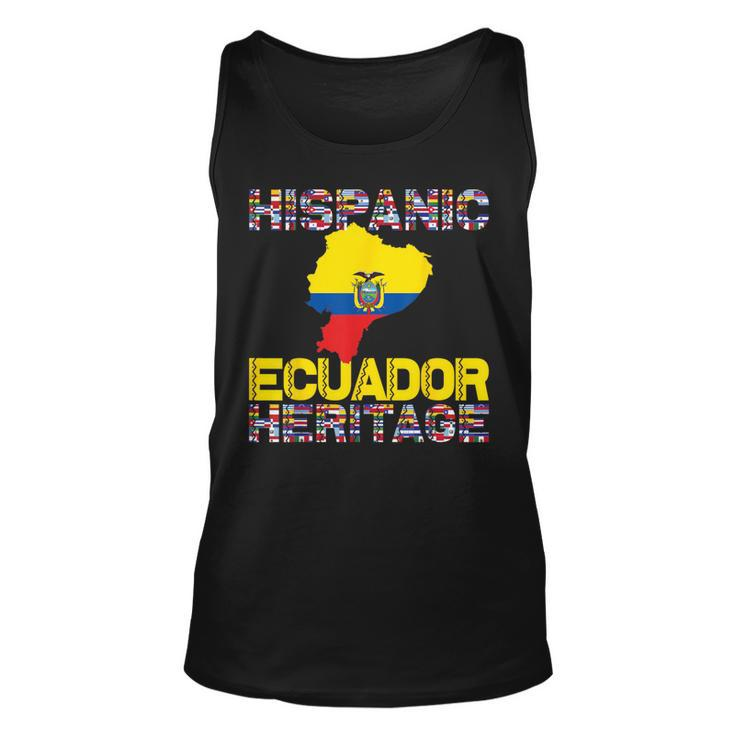 National Hispanic Heritage Month Ecuador Flag Ecuadorian Tank Top