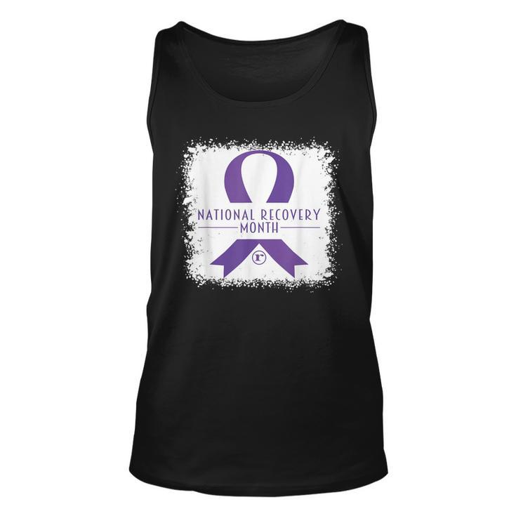 National Recovery Month Warrior Addiction Recovery Awareness Tank Top