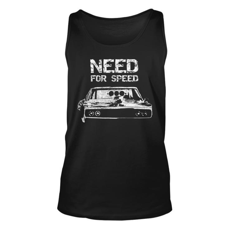 Need For Speed Muscle Car Unisex Tank Top