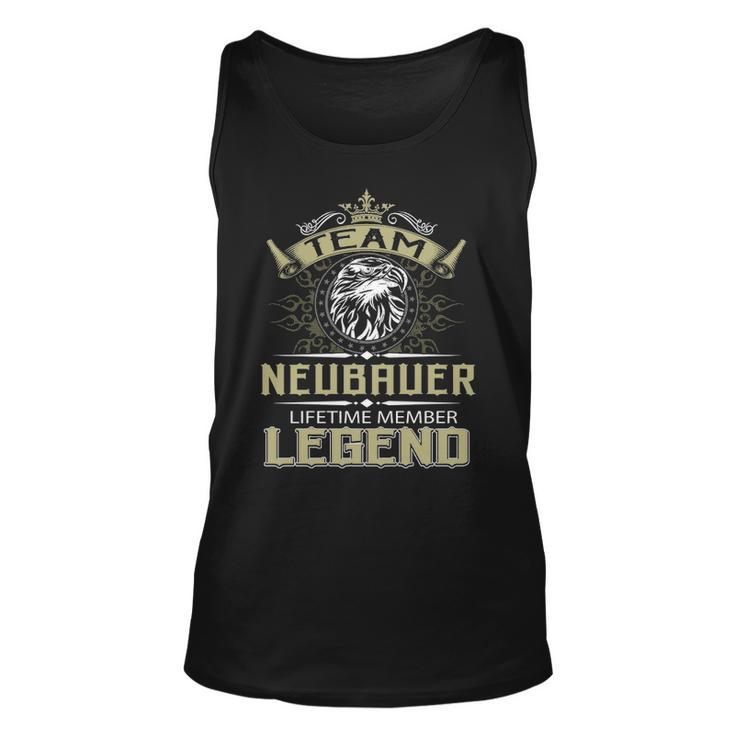 Neubauer Name Gift Team Neubauer Lifetime Member Legend Unisex Tank Top