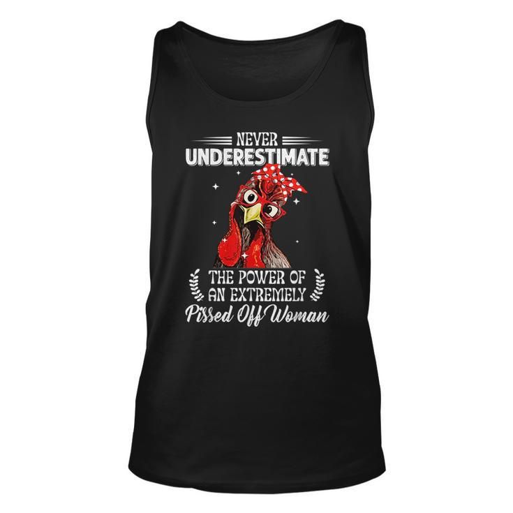 Never Underestimate The Power Of Extremely Pissed Off Woman Unisex Tank Top