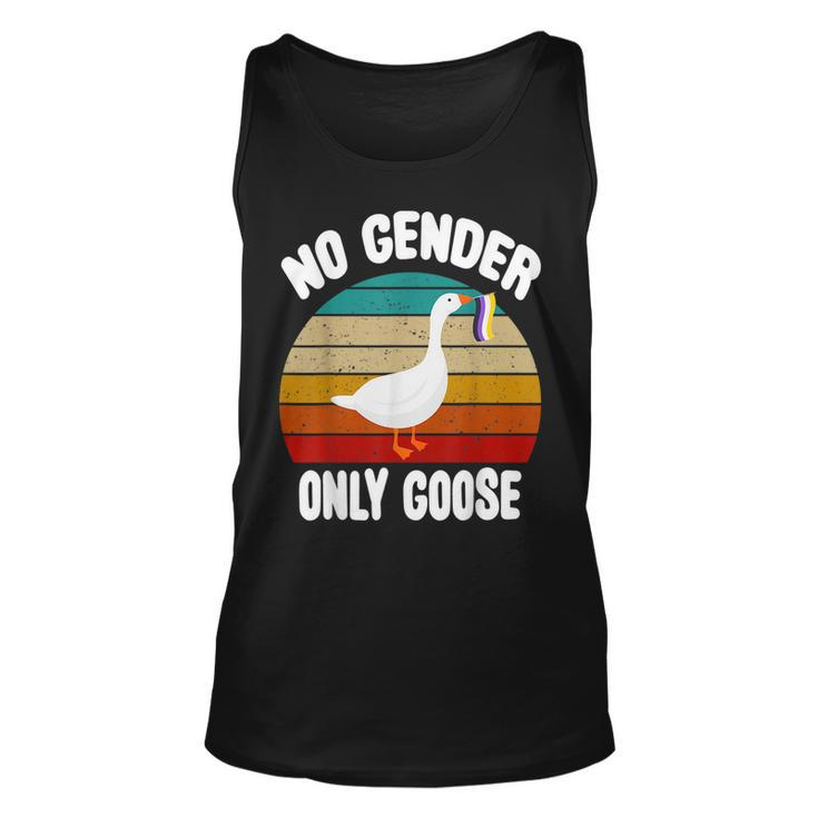 No Gender Only Goose Cute Animal Love Retro Lgbt Pride Month Tank Top