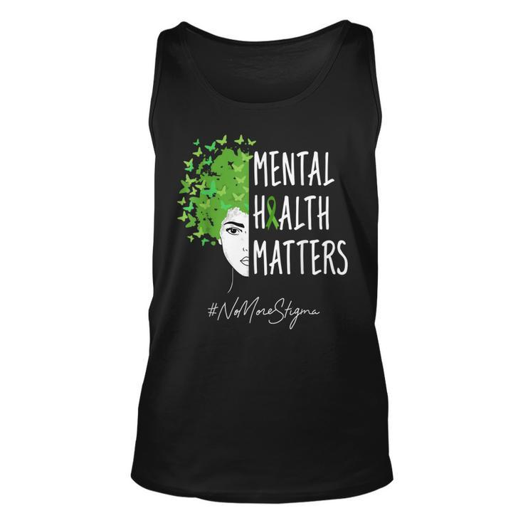 No More Stigma Mental Mental Awareness Month Na Aa Recovery  Unisex Tank Top