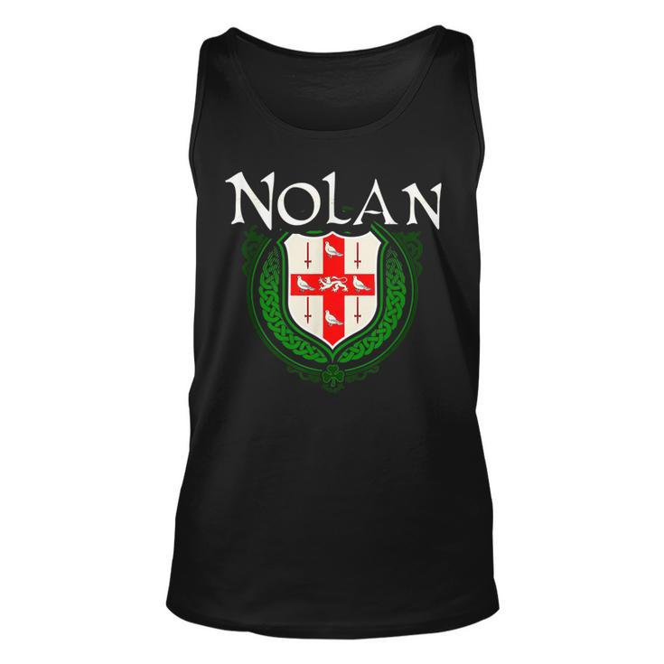 Nolan Surname Irish Last Name Nolan Crest Last Name Tank Top