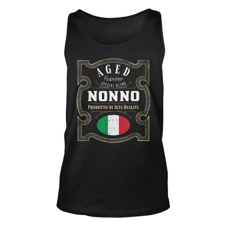 Nonno Aged Perfection – Funny Italian Grandpa  Unisex Tank Top