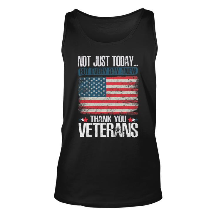 Not Just Today Thank You Veterans 294 Unisex Tank Top