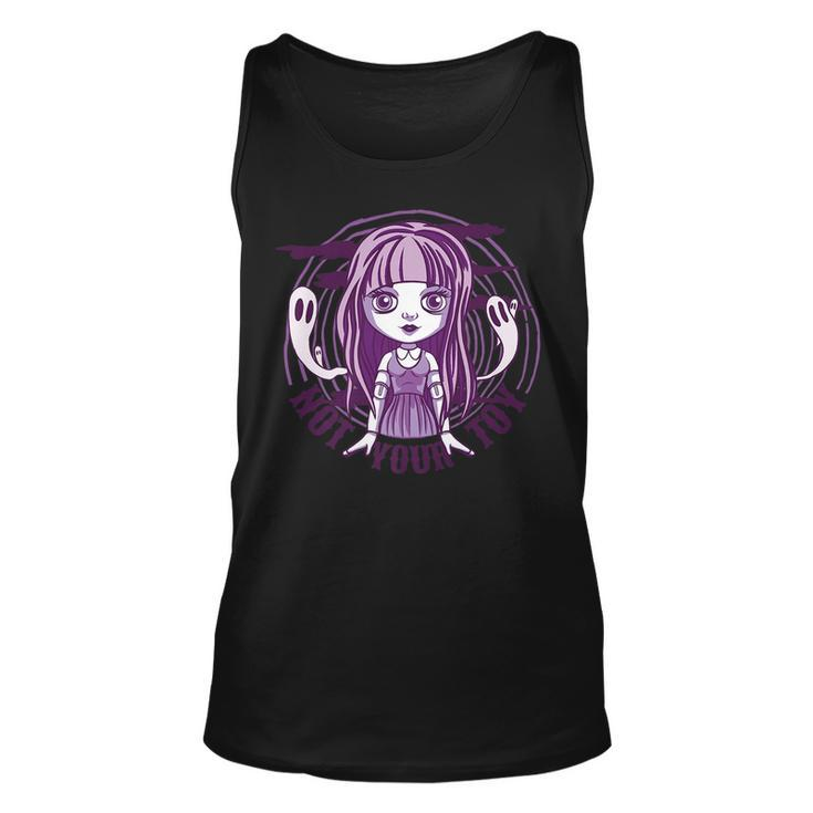 Not Your Toy Scary Creepy Doll   Unisex Tank Top