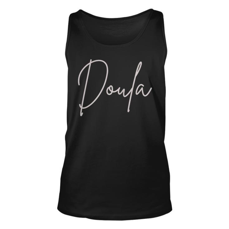 Novelty Doula Pocket Life  Doula Gifts Birth Workers  Unisex Tank Top