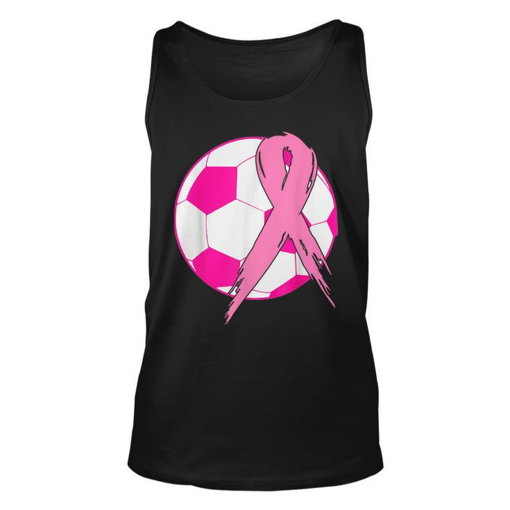 In October We Wear Pink Soccer Breast Cancer Awareness Tank Top