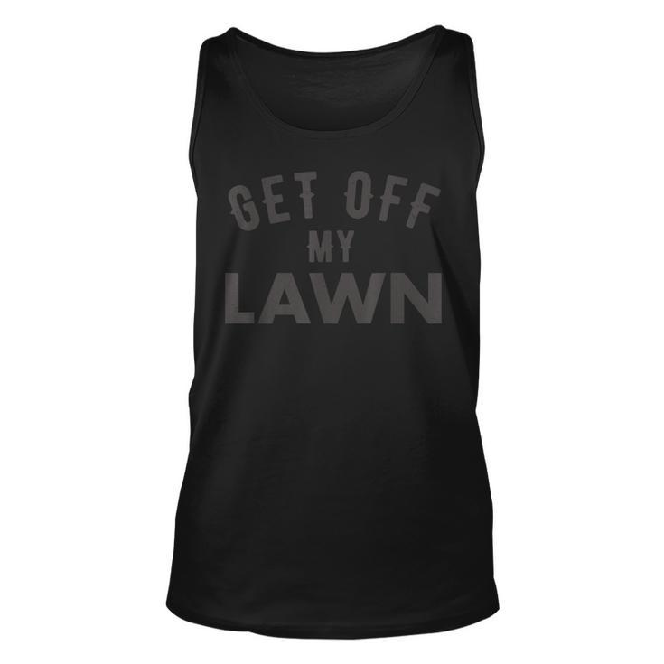 Get Off My Lawn Grumpy Old Dad Retire Fathers Day Tank Top