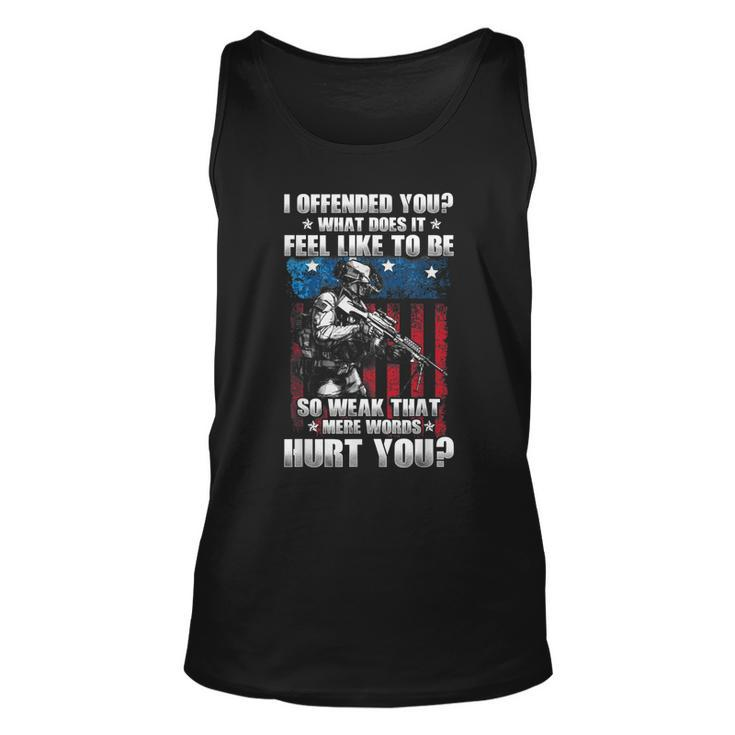 I Offended You Sarcasm Veteran Clothes For Grandpa Men Tank Top