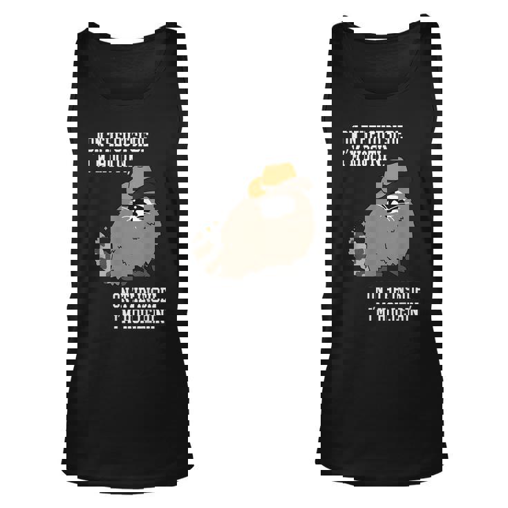 On The Outside Im Hootin On The Inside Im Hollerin Unisex Tank Top