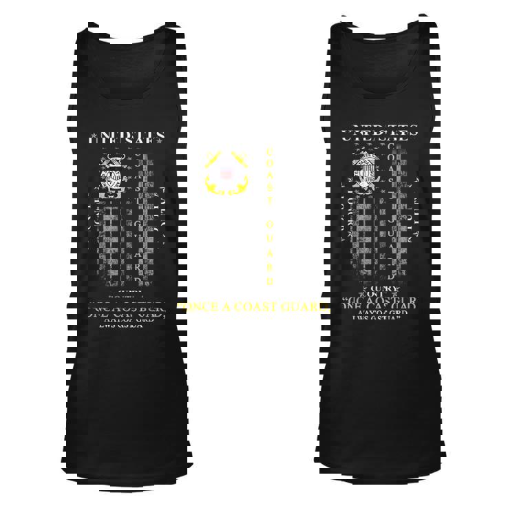 Once A Coast Guard  Always A Coast Guard Unisex Tank Top