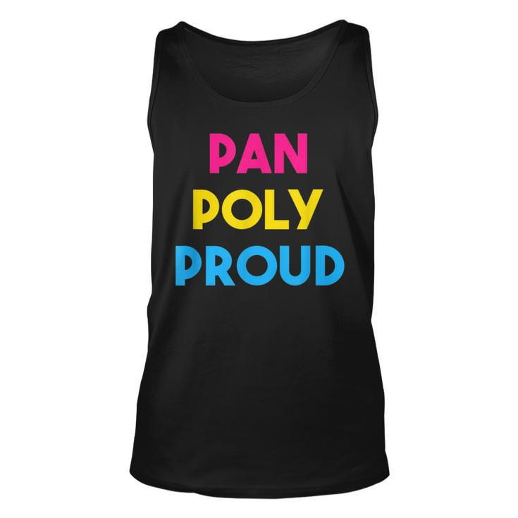 Pan Poly Proud Pansexual Pride  Unisex Tank Top