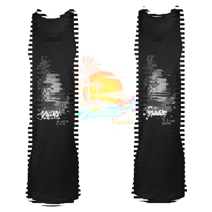 Panama Florida Beach Summer Vacation Palm Trees Sunset Men Florida & Merchandise Tank Top