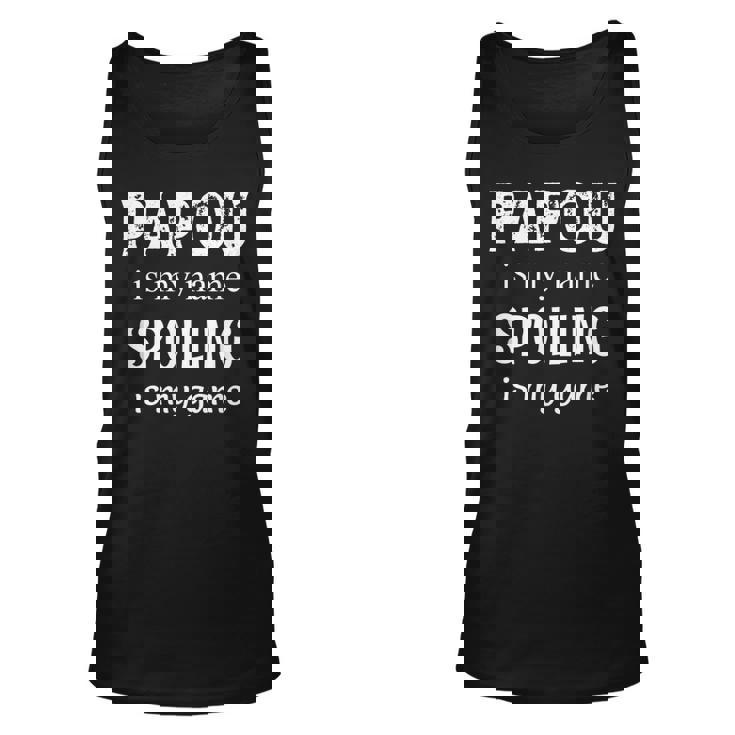 Papou Is My Name Greece Greek Grandpa Grandfather Tank Top