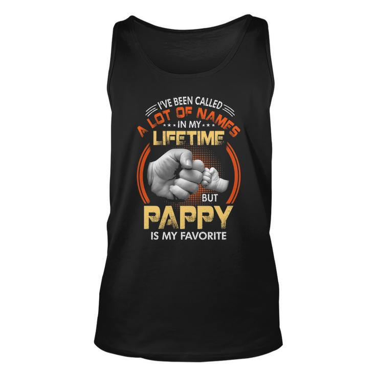 Pappy Grandpa Gift A Lot Of Name But Pappy Is My Favorite Unisex Tank Top