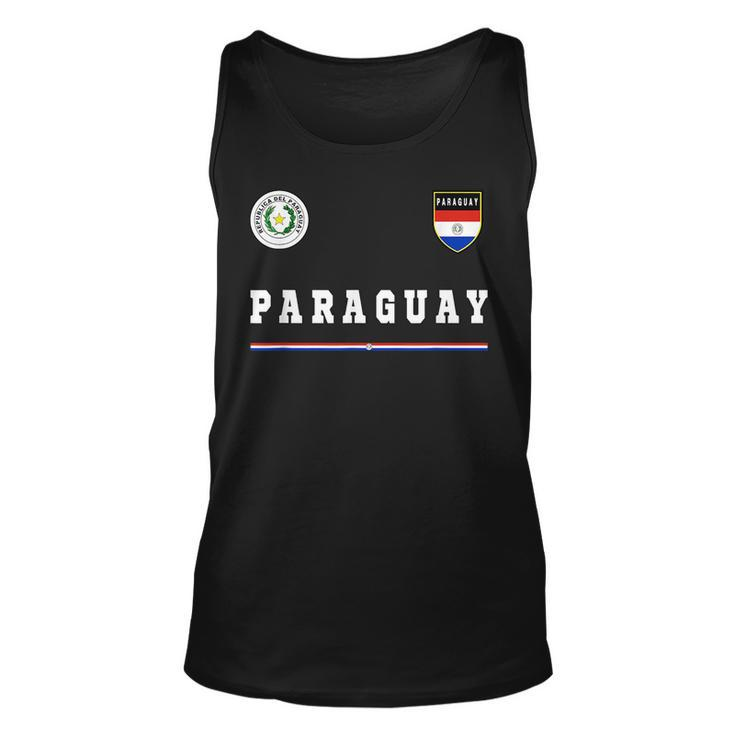 Paraguay SportSoccer Jersey  Flag Football  Unisex Tank Top