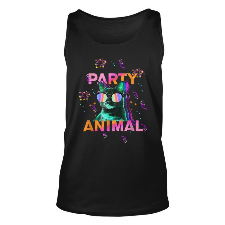 Party Cat Lover Party Animal Cool Cat Pet Lover Tank Top