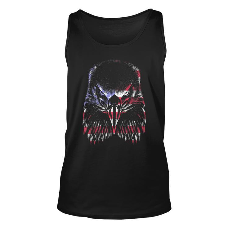 Patriotic Eagle 4Th Of July Us American Flag Usa Unisex Tank Top