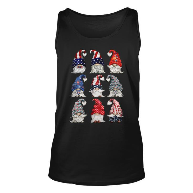 Patriotic Gnome 4Th July For Independence And Memorial Day Unisex Tank Top