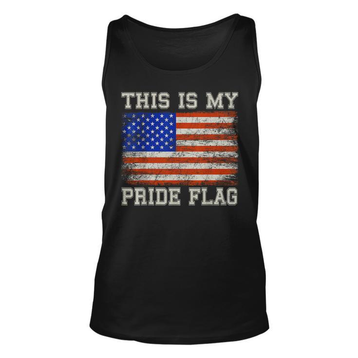 Patriotic This Is My Pride Flag Usa American 4Th Of July  Unisex Tank Top