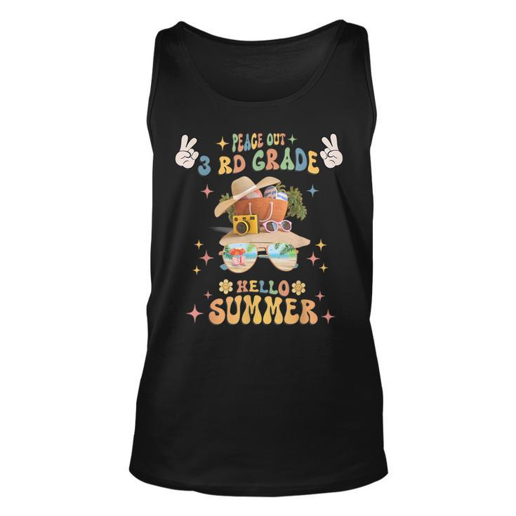 Peace Out 3Rd Grade Hello Summer  Unisex Tank Top