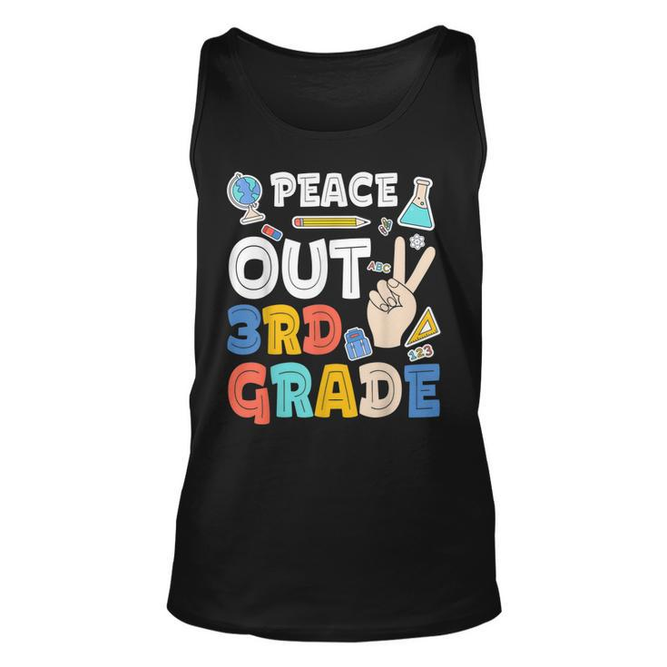Peace Out 3Rd Grade  Third Grade Graduation Gift Unisex Tank Top
