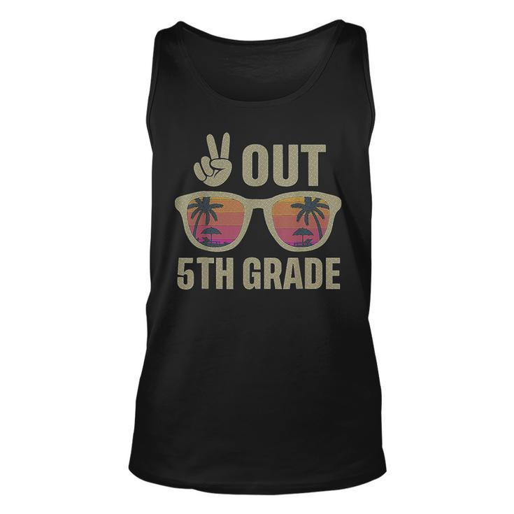 Peace Out 5Th Grade Last Day Of School 5Th Graduation Unisex Tank Top