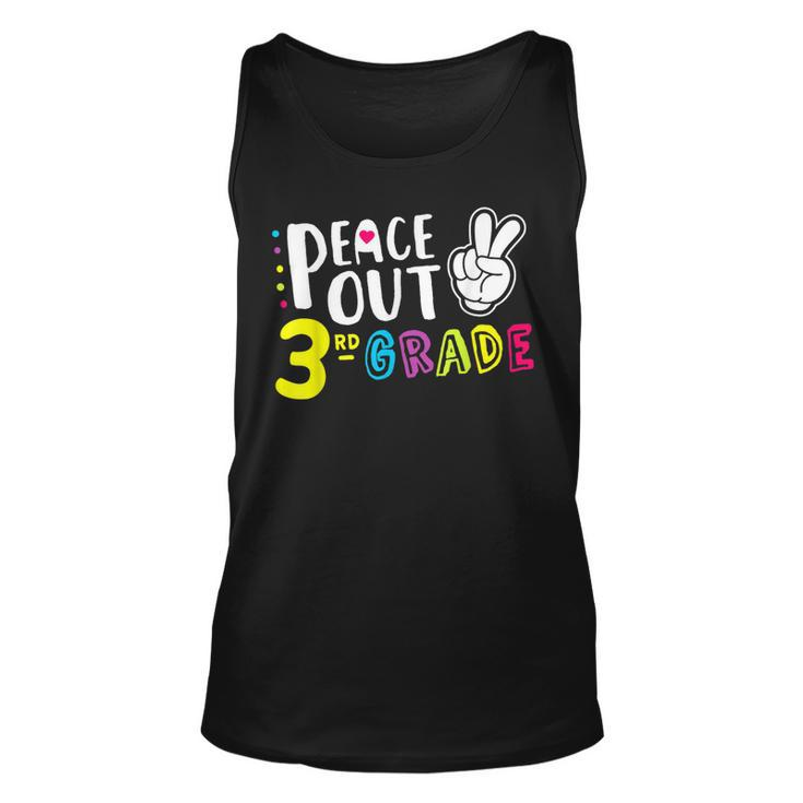 Peace Out Third GradeFunny 3Rd Grade Graduation Unisex Tank Top