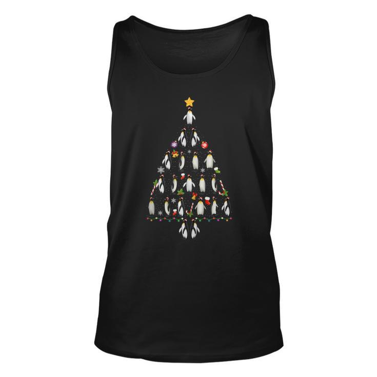 Penguin Christmas Tree Ugly Christmas Sweater Tank Top