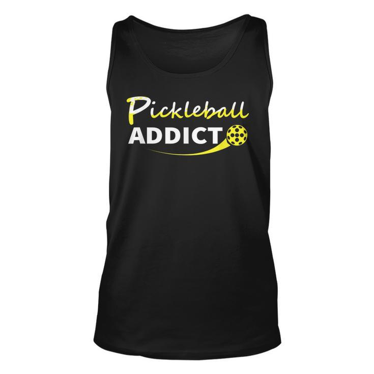 Pickleball Addict  Gift For Pickle Ball Player  Unisex Tank Top