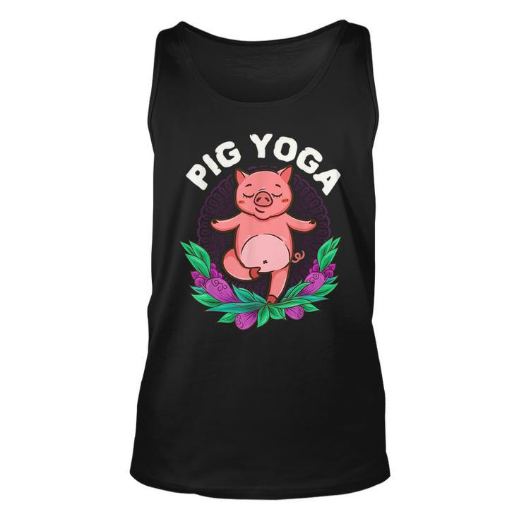 Pig Yoga Meditation Cute Zen For Yogis Meditation Tank Top