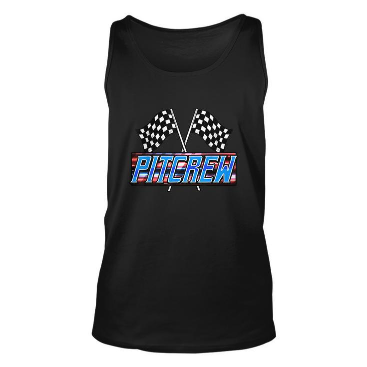 Pit Crew Race Car Party Themed Birthday Party Event Unisex Tank Top