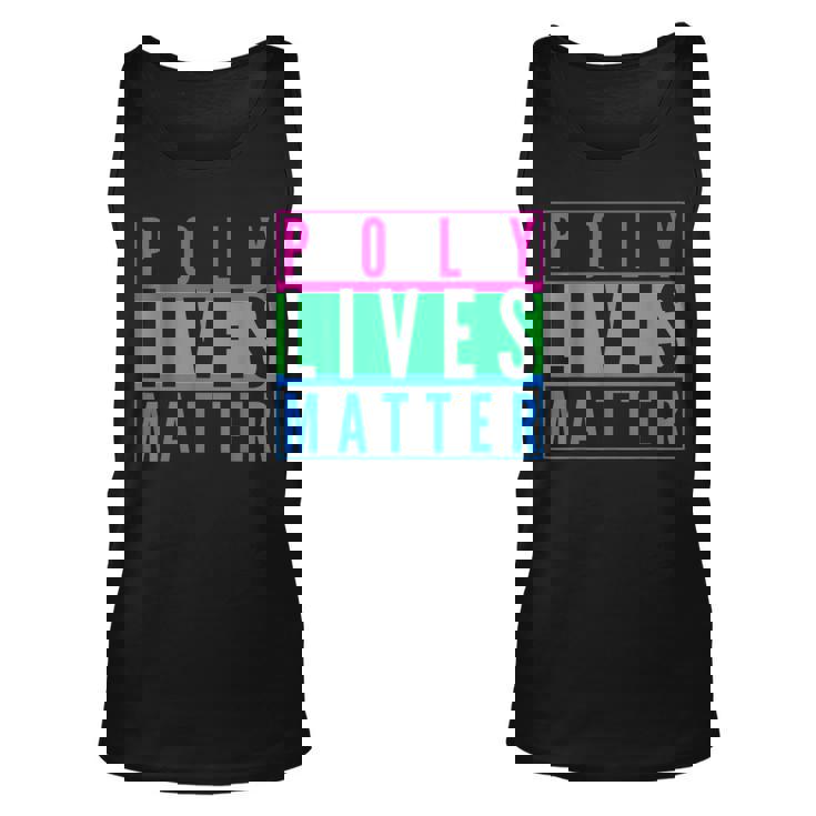 Polysexual Poly Lives Matter Lgbt Gay Pride Social Justice Unisex Tank Top